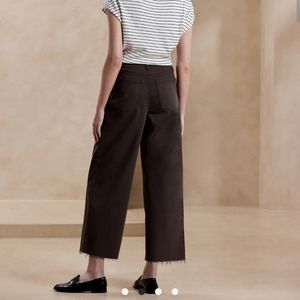 Banana Republic wide leg crop size 00 24 tall